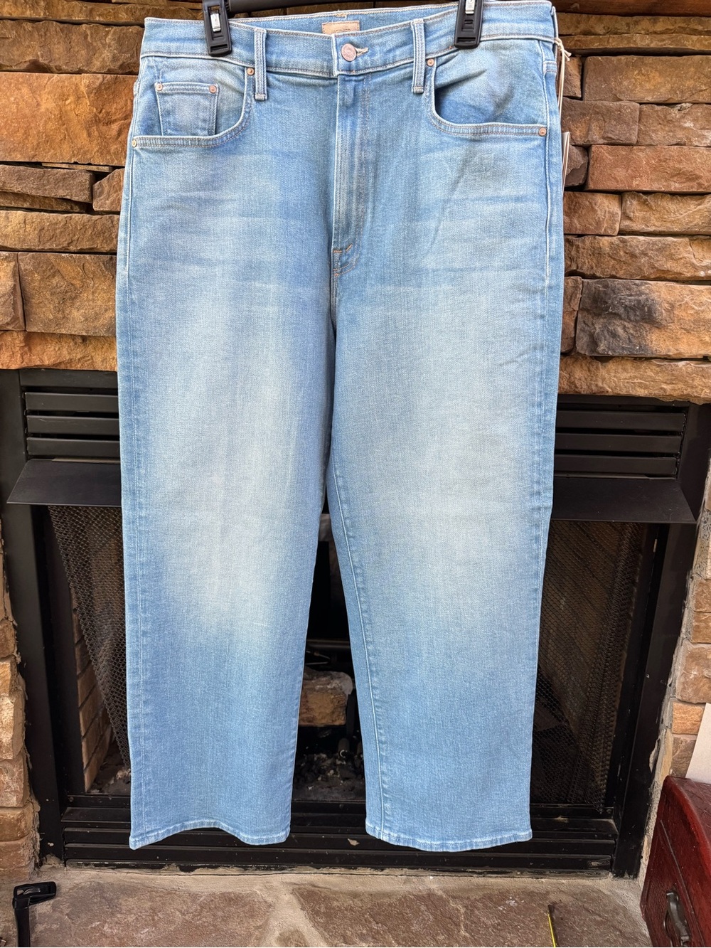 MOTHER Denim The Rambler Zip Ankle Jeans in Going Dutch 34 - Picture 2 of 10
